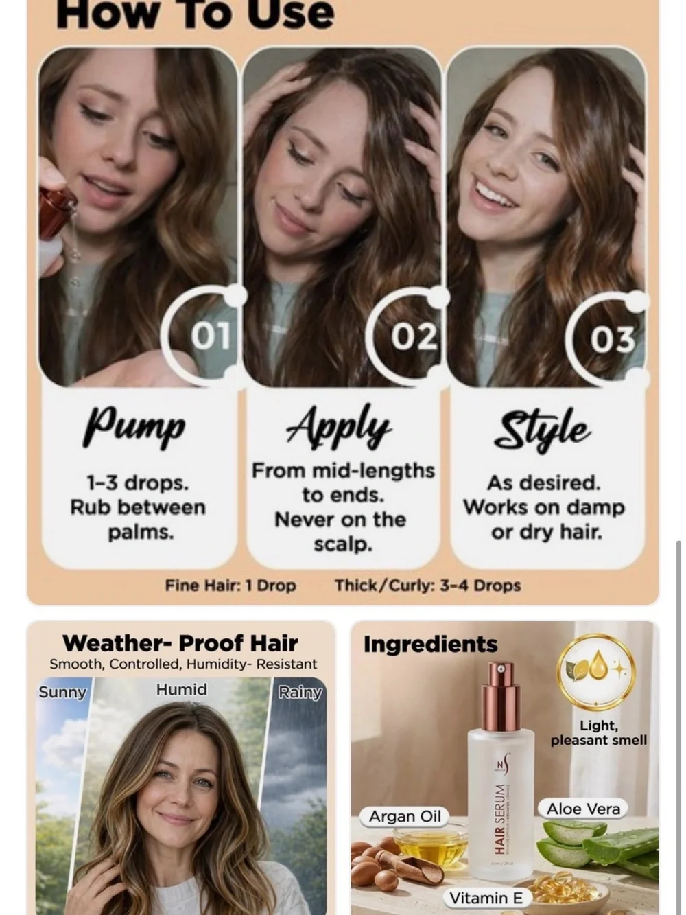 HAIR SERUM HERSTAYLER